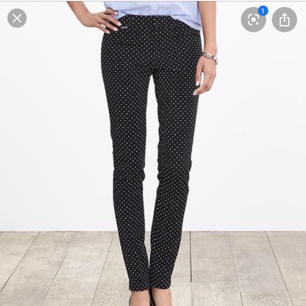 Banana Republic Sloan Pant Dots size 0